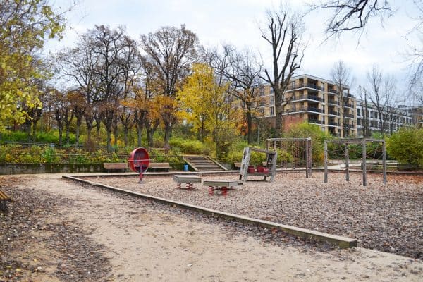 Viktoriapark Berlin mit Kind Spielplatz Streichelzoo Familienbrunch Familienrestaurant Brunch mit Kindern