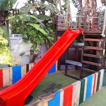 Port Elisabeth beach club, restaurant with play area for kids Joefish