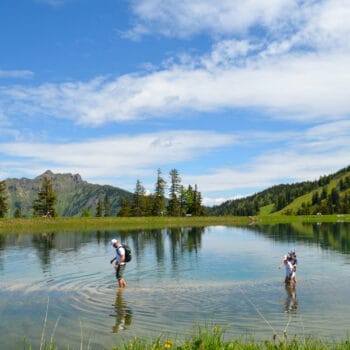 Wandern mit Kindern in Bad Gastein zum Spiegelsee