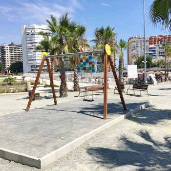Spielplatz am Hafen von Malaga