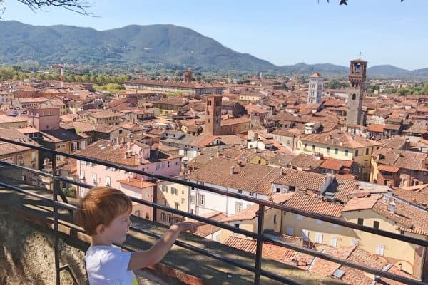Toskana mit Kind, Tuscany mit Kind, Citytripp Lucca
