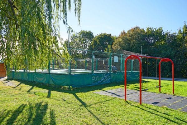 Bozen Spielplatz Talfer Wiesen, Bozen mit Kindern, Bozen with kids, playground Bolzano