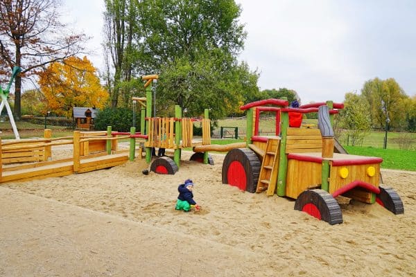 kinderfreundlicher Bauernhof Südpark in Düsseldorf, familienfreundlich