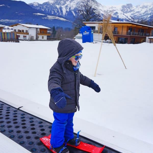 Skifahren mit Kindern in Österreich, Söll, Wilder Kaiser, Brixental, Hexengarten