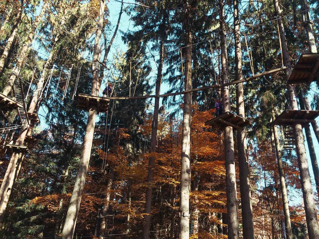 Waldkletterpark Oberbayern mit Minigolf_Ausflugsziel für Familien in München mit Kind8