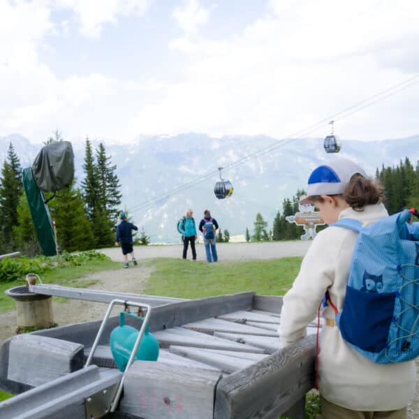 Kugelbahn im Hopsiland Planai - Ausflugsziel für Familien in der Steiermark